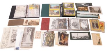 A collection of early 20th Century and later postcards.