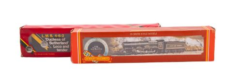 Two Hornby OO/HO gauge locomotives and tenders.