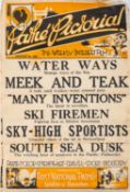'Pathe Pictorial. the Weekly Interest Film'. Five single sheet film posters comprising No. 575, No.