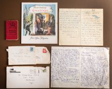 Charlie Kray (1927-2000). Two manuscript letters to his parents Violet and Charlie Kray.