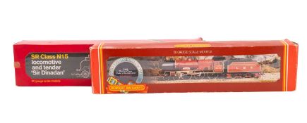 Two Hornby OO/HO gauge locomotives and tenders.