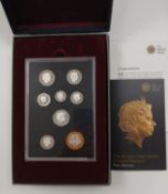 The Fourth Circulating Coinage Portrait Final Edition Silver Proof Set 2015.