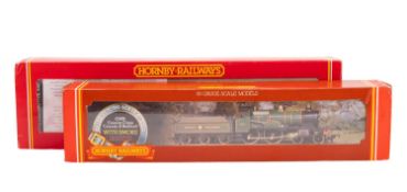 Two Hornby OO/HO gauge locomotives and tenders.