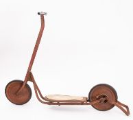 An early 20th Century Cyclops scooter.