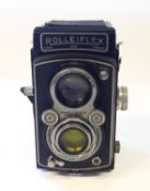 A Rolliflex Automat camera. Serial number 741351, having a Carl Zeiss Tesser 1:3.