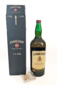 A bottle of Jamieson Irish whiskey. 4.5l, 40% vol, in original box.
