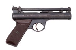 A Webley and Scott 'Senior' break barrel air pistol.