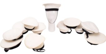 Twelve 20th Century Royal Navy Sailors hats. Including a WRENS example, in a range of sizes.