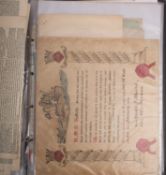 A collection of Royal Navy 'Crossing The Line' certificates,