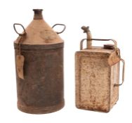 An early 20th Century Esso oil can.