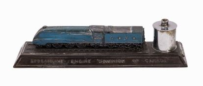 A mid 20th Century LNER souvenir desk stand.