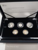 Royal Mint 2017 UK Silver Proof Coin Set.