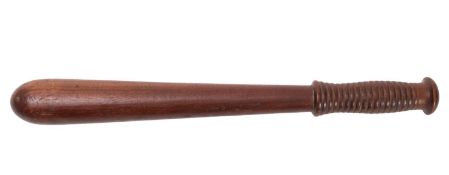 An early 20th century hardwood Liverpool Police baton, maker S .