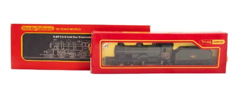 Two Hornby OO/HO gauge steam locomotives and tenders.