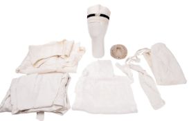 An early 20th Century housemaids afternoon tea uniform.
