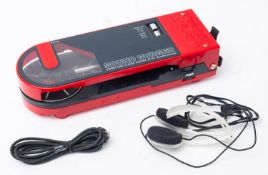 An Audio-Technica 'Sound Burger' System AT727 Stereo disc player,