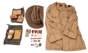 A WWII group of four medals.