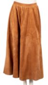 Bettina, two Bettina leather skirts,