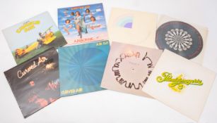 Seven LP records by Curved Air including Air Conditioning picture disc,