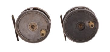 Two early 20th Century Eaton Deller 3.5' fishing reel.