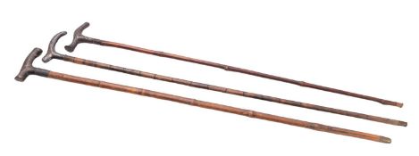 A late 18th/early 19th Century Derby walking cane.