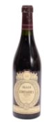 A bottle of Masi Contasera Amarone 1998. Fill level to neck, 75cl, 15% vol.