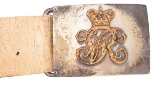 A Victorian Officers sword belt.