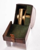 A Charles Farlow & Co 3 3/4 inch brass four bar reel,
