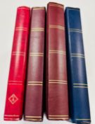 British Commonwealth mostly KGVI in four stockbooks including 1948 Wedding values, Falklands,