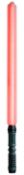 A Disney Galaxy's Edge Savi Workshop Lightsabre, red blade with silver black and red grip,