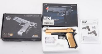 A Galaxy G.6 6mm airsoft pistol in original box