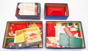 Four Bayko building sets. Including two no.