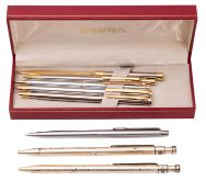A set of four Sheaffer ballpoint pens.