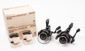 Two Shimano Baitrunner Aero GT 8010 reels in original boxes (2)