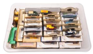A collection of mainly Lledo diecast vehicles. Including lorries, vans and cars etc, mostly boxed.