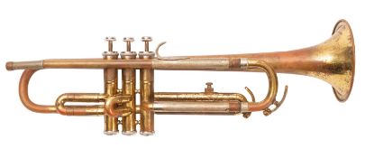 A B&M Champion trumpet, in case ,