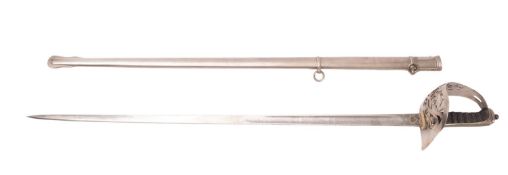 A Victorian Officer's Presentation Dress sword, maker Mappin & Webb , London,