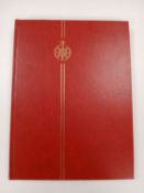 GB stock-book with Christmas Self-Adhesive stamps, face value over £1000,