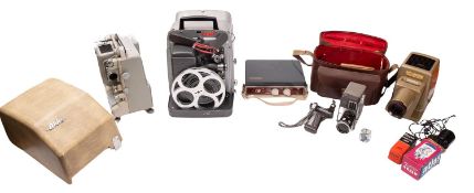 A Yashica 8mm cine camera with reflex zoom lens.