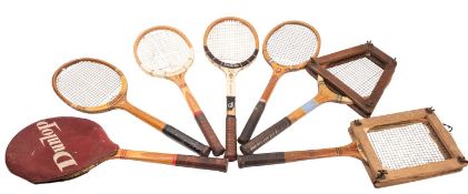 Dunlop, Slazenger and others.