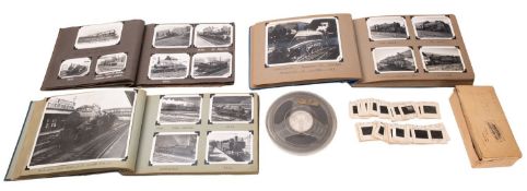 A collection of early 20th Century and later photographs of steam trains.