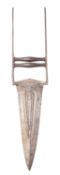 A late 19th century Indian Katar dagger,
