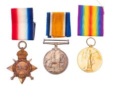 A WWI trio to 'B 4912 R H Richards Smn RNR,