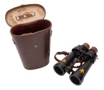 A pair of military issue Barr & Stroud 7x CF41 binoculars.