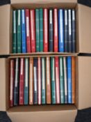 Twenty-nine stock-books with world stamps.