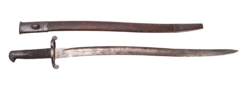 A British 1856 pattern Enfield bayonet,
