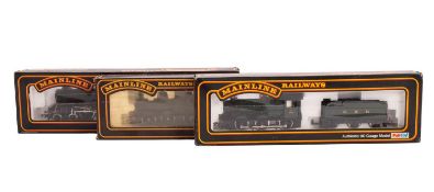 Three Mainline OO/HO gauge locomotives and tenders.
