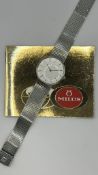 MILUS Herren-Armbanduhr - Vintage, Schweiz, Edelstahl, Ultraflach
