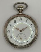 Zenith Taschenuhr, 800 Silber, um 1900
