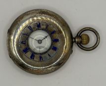 Antike Taschenuhr W. Campbell, 86 & 87 Strand - England, um 1880-1900 mit Schauglasdeckel